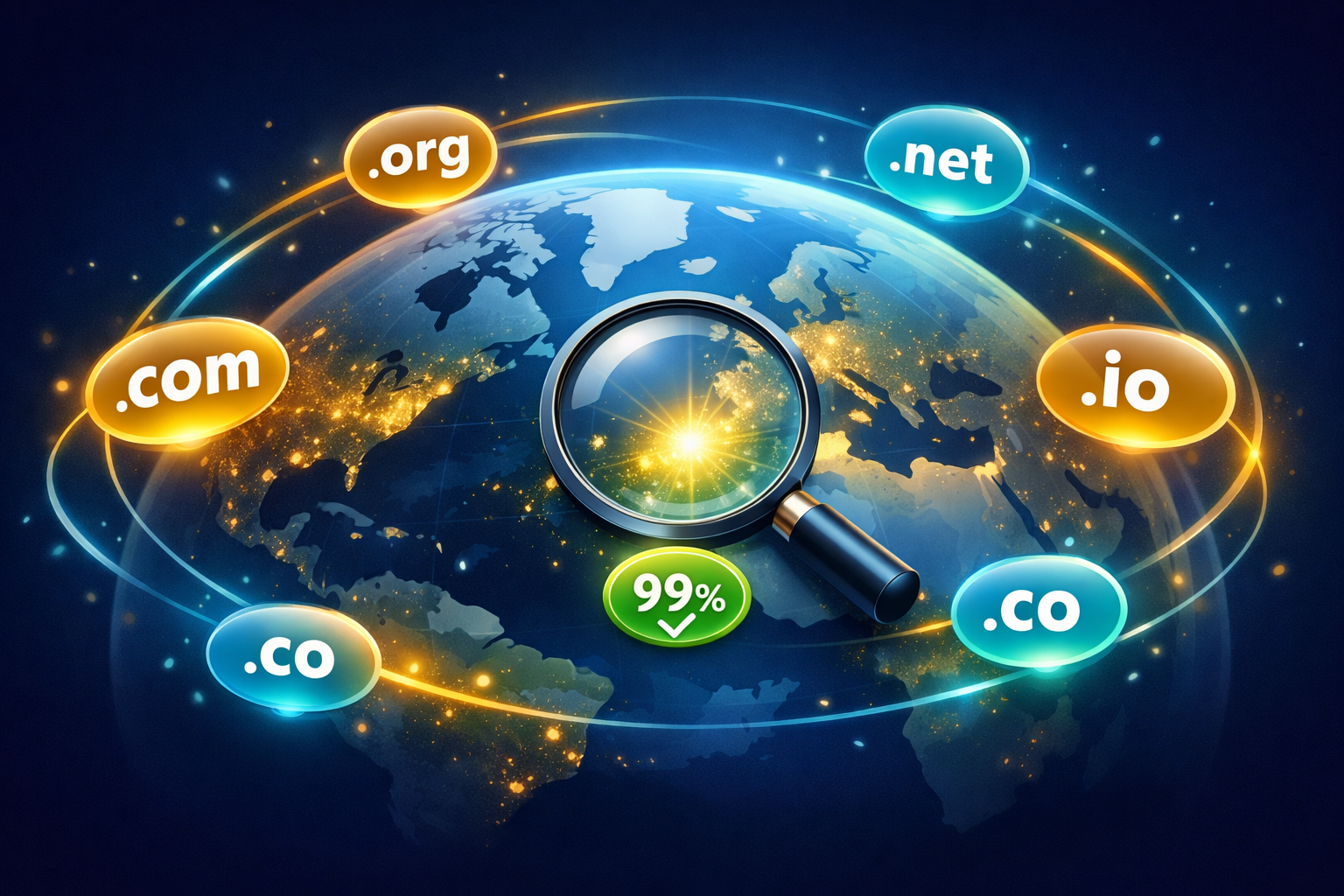 Domain Registration Concept